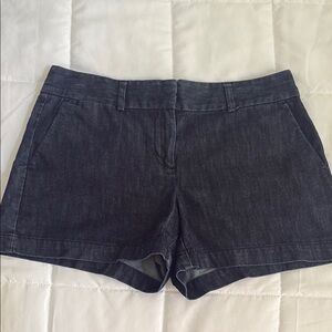 NWOT LOFT Dark Denim Jean Shorts‎ size 4 inseam 4 inches